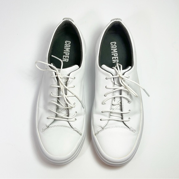 Camper Hoops Low Top Leather Sneakers - Picture 4 of 8